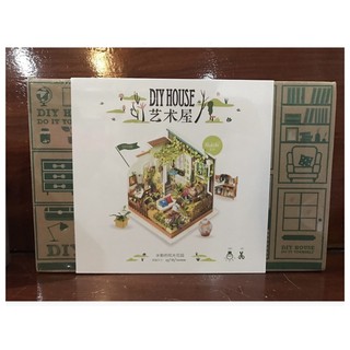 บ้านโมเดล บ้านตัวต่อไม้ (DIY HOUSE) - Millers Garden รหัส (DG108)  *ประกอบด้วยตนเอง*