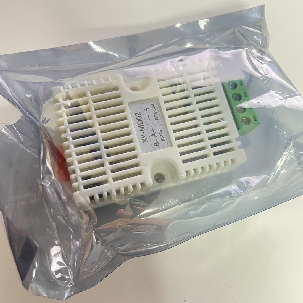 XY-MD02 โมดูลวัดอุณหภูมิและความชื้นผ่าน Modbus RTU