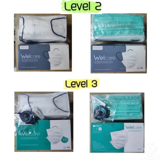 Welcare Mask Level-1 Level 2 Level 3  x Medical Series หน้ากากอนามัยทางการแพทย์เวลแคร์