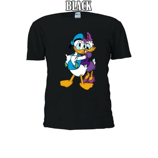 เสื้อยืดใหม่(new)Disney Donald Daisy Duck Cartoon Movie Animal Funny Men Unisex 646 Tshirt 8eqnขนาดเต็มS-3XL