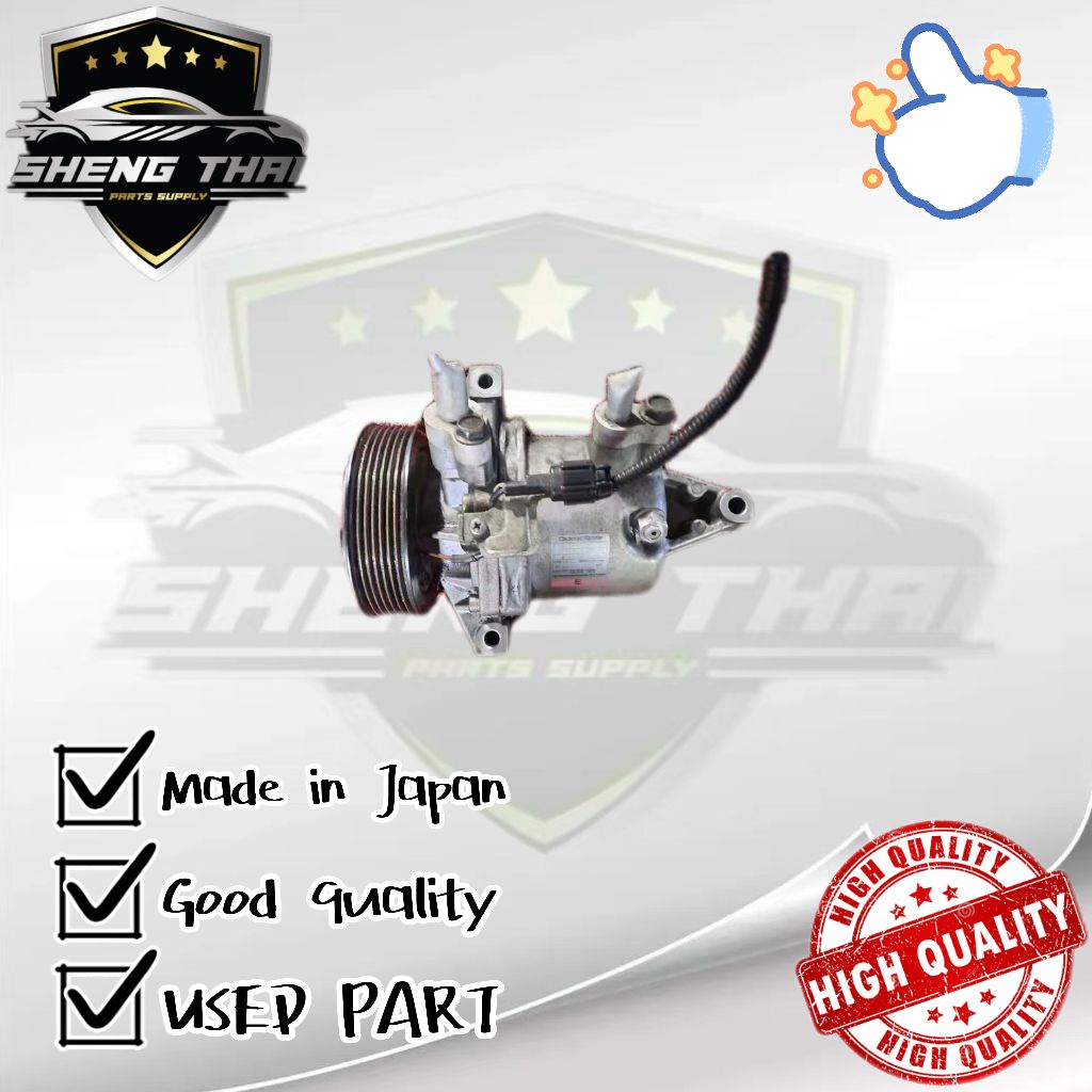 B1-23 NISSAN ALMERA N17 AIRCOND COMMPRESSOR P WWA6 PK PUMP KECIL (ไม่มีการรับประกัน SABAH DAN SARAWA