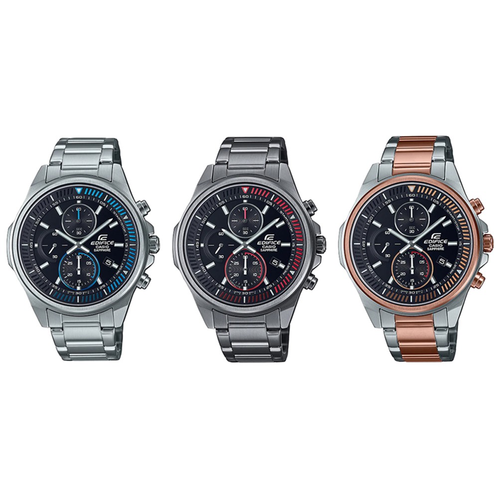 Casio Edifice นาฬิกาข้อมือผู้ชาย สายสแตนเลส รุ่น EFR-S572,EFR-S572D (EFR-S572D-1A,EFR-S572DC-1A,EFR-S572GS-1A)