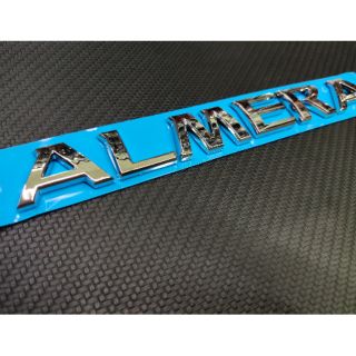 โลโก้ ALMERA. ติดท้ายรถ NISSAN ALMERA