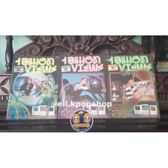 EXO SC - 1 BILLION VIEWS ALBUM & KIHNO VOL.1 + โปสเตอร์
