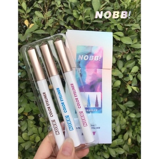 NOBB! COLOR EYELINER  อายไลเนอร์ 3 สี กันน้ำ เขียนง่าย แห้งไว