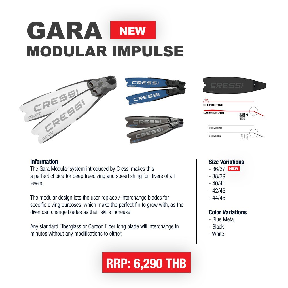 Cressi GARA MODULAR IMPULSE FINS