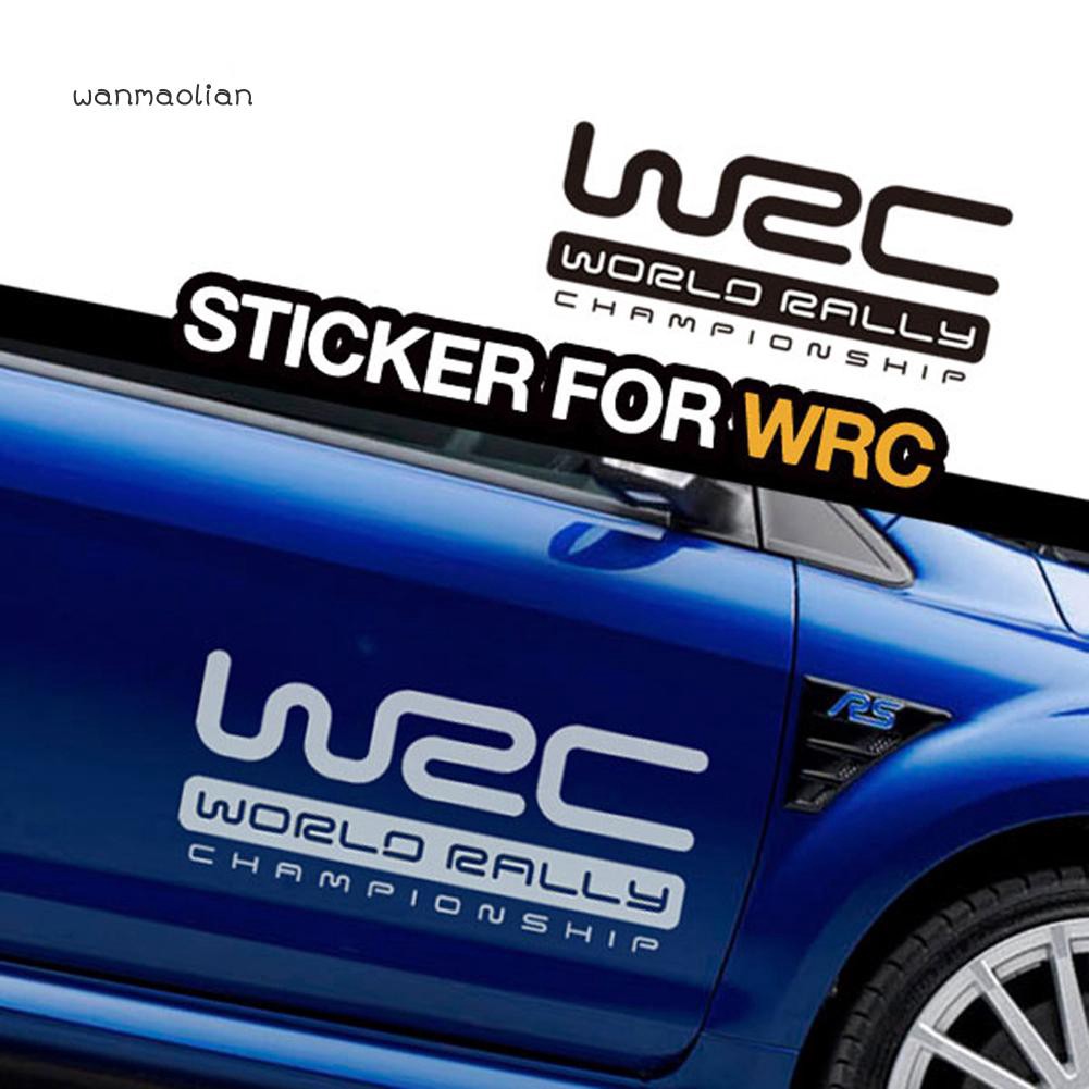 สติกเกอร์ ตัวอักษร WRC World Rally championship สำหรับ Mazda