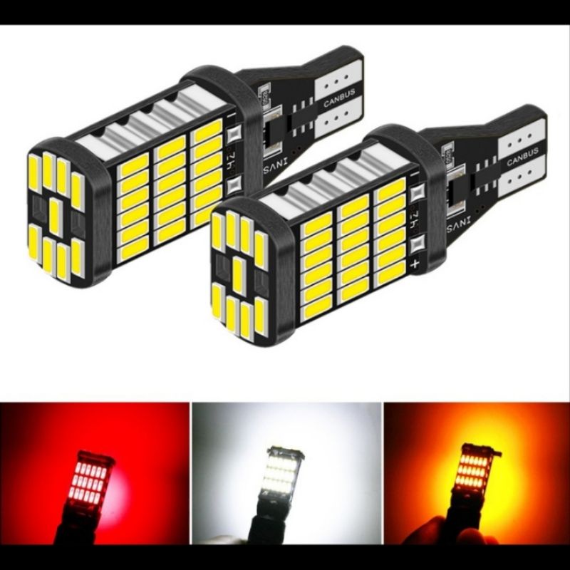 T15 หลอดไฟ LED ไฟถอยหลัง ไฟสํารอง เบรค 3