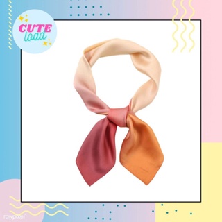 ผ้าพันคอ ขนาด 70×70 cm. Cute Scarf no.08