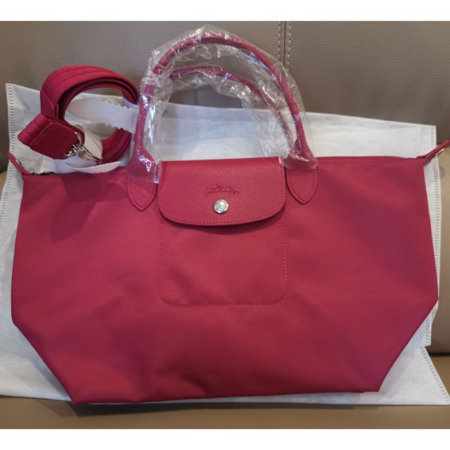 กระเป๋า​ Longchamp​ Neo​ Size​ M​ สีแดงเข้ม