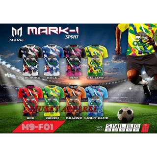 ไซด์ใหญ่ 2XL🌟MARKI SPORT M9-F01🌟  เสื้อกีฬาพิมพ์ลายสวย ผ้าไมโครโพลีเอสเตอร์100%  ราคาโรงงาน ปลีก-ส่ง พร้อมส่งด่วนทั่วไทย