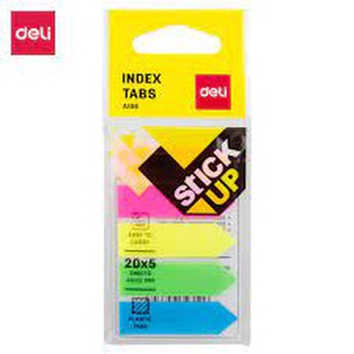 Deli A10602 Sticky Notesg เทปอินเด็กซ์ (5สี)