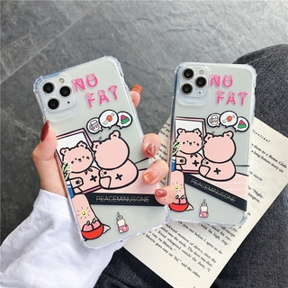 hp เคสโทรศัพท์ แบบนิ่ม พิมพ์ลายการ์ตูนหมี แก้วชานมไข่มุกน่ารัก สำหรับ เคส Redmi Note 12 12s  Xiaomi 12 12Pro 10C Note11 Pro Note11s Mi 11T Pro 10T Pro Mi 11Lite POCO F3 Note 10s Note10 5G POCO X3 Pro M3 Pro 10 Note 10 Pro Note 8 Pro 9 Pro Note 9s 9T