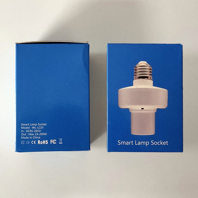 Tuya / Smart life app E27 Wifi Smart Lamp Holder RF433 ฐาน ขั้วหลอดไฟ สมาร์ท ไวไฟ อัจฉริยะ สั่งงานผ่