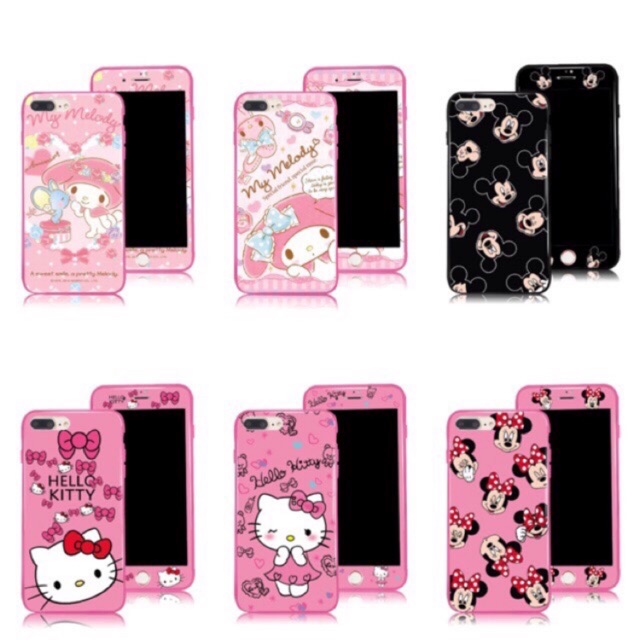 2020เคส + ฟิล์มลายการ์ตูนมาใหม่6ลาย รุ่น VIVO  Y20/Y91c/Y11-12-15-17/Y55/Y53  OPPO Reno4/ Huawei Y7p