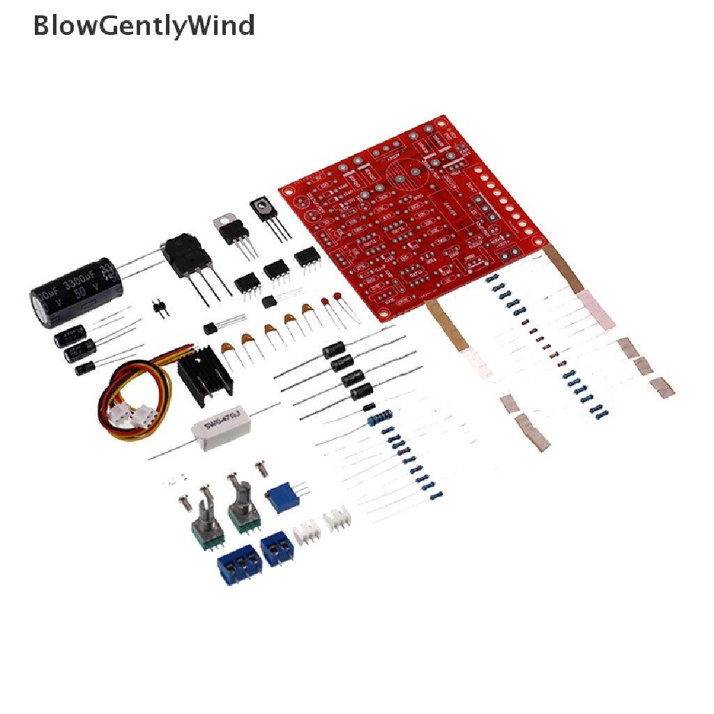 BlowGentlyWind 0-30V 2mA-3A DC Regulated Power Supply DIY Kit Protection Voltage Regulator Set BGW #5