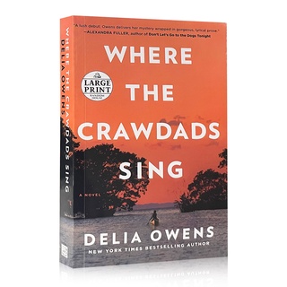 หนังสือนิยาย Where the Crawdads Sing by Delia Owens Coming of Age Fiction ภาษาอังกฤษ สําหรับเด็ก