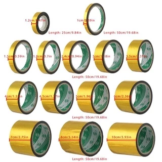 จัดส่งจากประเทศไทยDEALIFY Golden Tape 25m,50m DIY สําหรับตกแต่งเลเซอร์