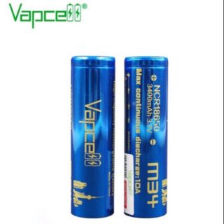 Vapcell NCR18650 3400mAh 3.7V ของแท้ ได้ถ่าน2ก้อน แถมกระเป๋าใส่ถ่าน