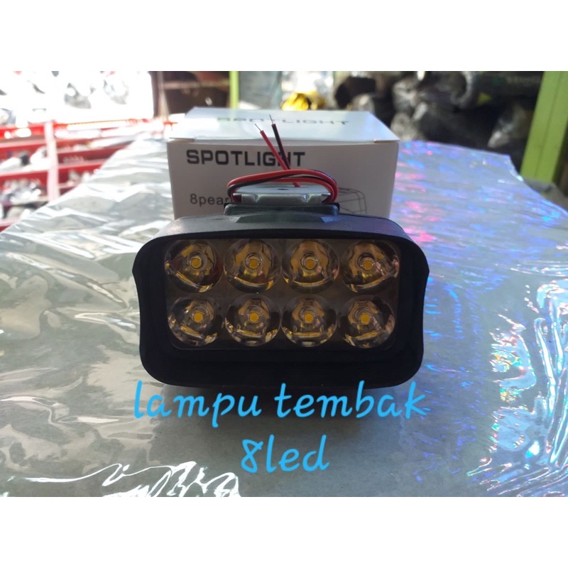 MATA Cree 8 Eyes 8 LED 12 VOLT ไฟทํางานรถจักรยานยนต์ LED Spotlight