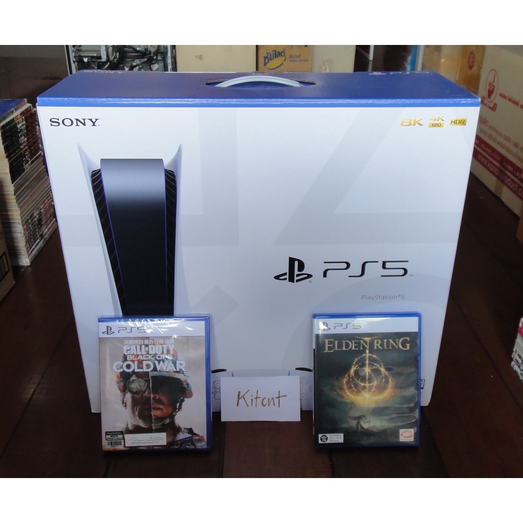 PS5 Sony PlayStation 5 Standard Edition ประกัน Power Buy + ศูนย์ไทย อุปกรณ์ครบกล่อง + 2 เกมส์ ประกันถึง 16-08-2023