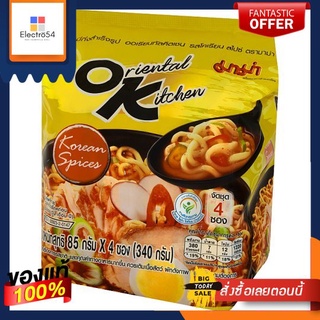 มาม่าออเรียลทัลโคเรียนสไปซ์85ก.  แพ็ค 4MAMA ORIENTAL KITCHEN KOREAN SPICES 85G PACK 4