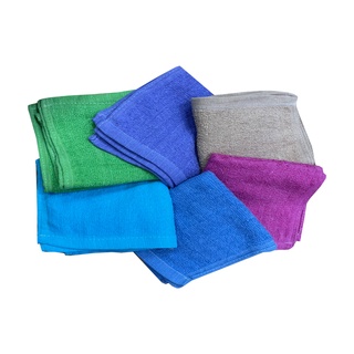 โปรโมชั่น : ผ้าเช็ดมือ ผ้าเช็ดเครื่องครัว ผ้าเช็ดอเนกประสงค์ COTTON คละลาย ขนาด 12 x 12 นิ้ว