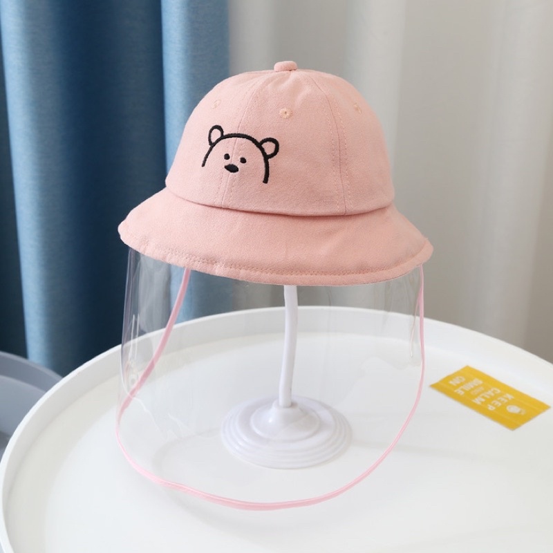 Lalemon หมวกปีกกันไวรัส สำหรับเด็ก 0-2 ปี สินค้าพร้อมส่ง เฟสชิลถอดออกได้ ขนาด 46 cm ,48 cm, 50 cm - รูปที่ 4