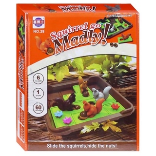 🐿🌰🍁บอร์ดเกมส์ฝึกสมอง logicเกมส์ Squirrels Go Madly มาช่วยกระรอกน้อยเก็บผลโอ๊คกัน
