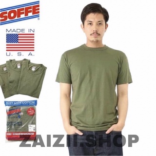 เสื้อยืดทหาร SOFFE สีเขียว สีน้ำตาล