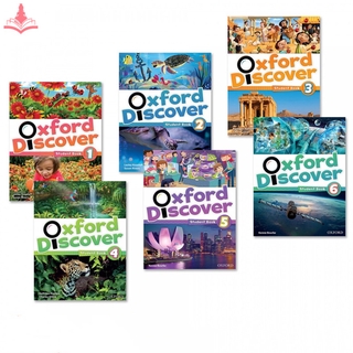 หนังสือเรียนและสมุดงานภาษาอังกฤษสำหรับเด็กและนักเรียนระดับประถมศึกษา—Primary School Students Childrens English   Early Learning Textbook Workbooks Exercise Book “Oxford Discover 1rd Edition Level  1/2/3/4/5/6”