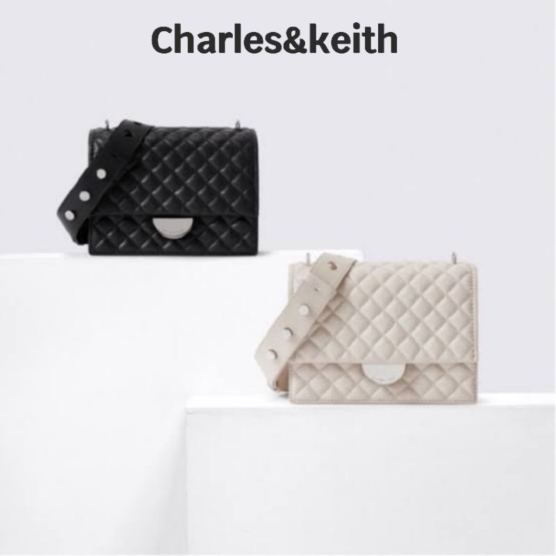 CK charles&amp;keith งานแท้ outlet 💯 #15 กระเป๋าสะพายข้างCk