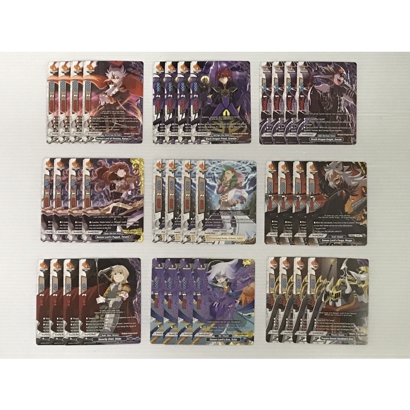 การ์ดอนาคตภาษาอังกฤษ Buddyfight Kyoya Sofia Disastery Atture X2-BT01A Playset