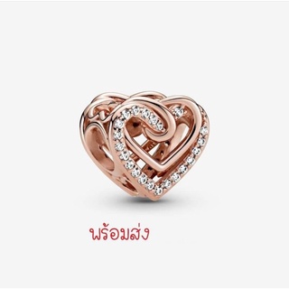 Pandora rose charm หัวใจโรส