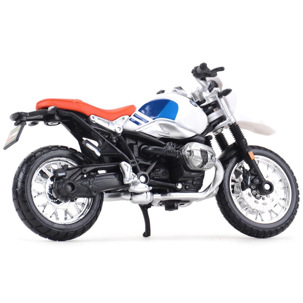 Bburago 1:18 BMW R nineT Urban GS รถหล่อแบบคงที่โมเดลรถจักรยานยนต์ของเล่นงานอดิเรกของสะสม