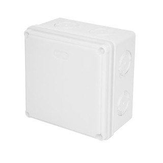 กล่อง powerbox กล่องพลาสติกกันน้ำ ELEKTRA 4x4 นิ้ว สีขาว