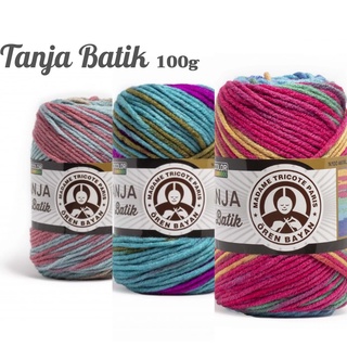 ไหมพรมสีเหลือบ TANJA Batik ขนาด 100g.