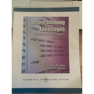 Programming Languages: Principles and Paradigms 2 edition สภาพ 95%