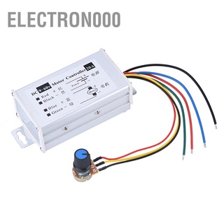 Electron000 Pwm Dc 9-60V 20A 1200W 25Khz สวิทช์ควบคุมความเร็วมอเตอร์