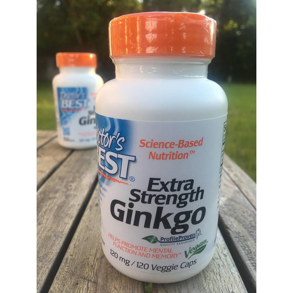 Extra Strength Ginkgo 120 mg 120 VeggieCaps (Doctor'Best)