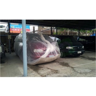 ถุงพลาสติก ถุงพลาสติกคลุมรถ ถุงห่อรถ กันน้ำท่วม- Flood-Proof Car Plastic Bag Crcumference