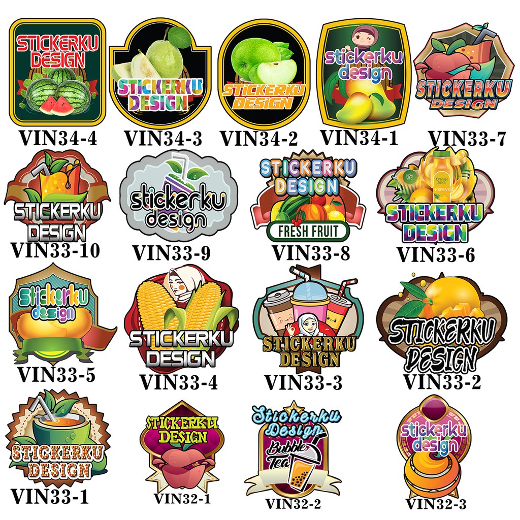 สติ๊กเกอร์ Air Balang PVC Kalis Air 12x12 Inci