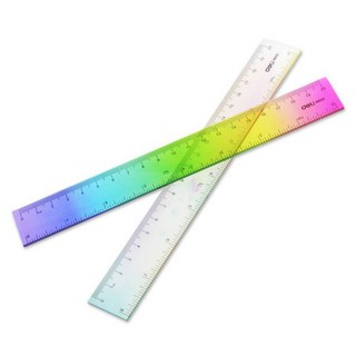 Deli H653 Ruler ไม้บรรทัดแฟนซี สุด น่ารัก ขนาด 20 CM (คละสี 1ชิ้น) ไม้บรรทัด ไม้บรรทัดแฟนซี เครื่องเขียน อุปกรณ์