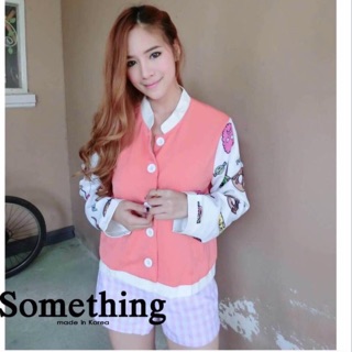 เสื้อคลุมป้ายSometing ไซส์M