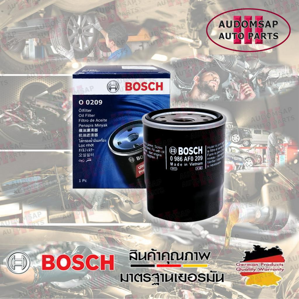 ไส้กรองน้ำมันเครื่อง BOSCH รุ่น O0209 สำหรับ Mazda 2 ดีเซล 1.5