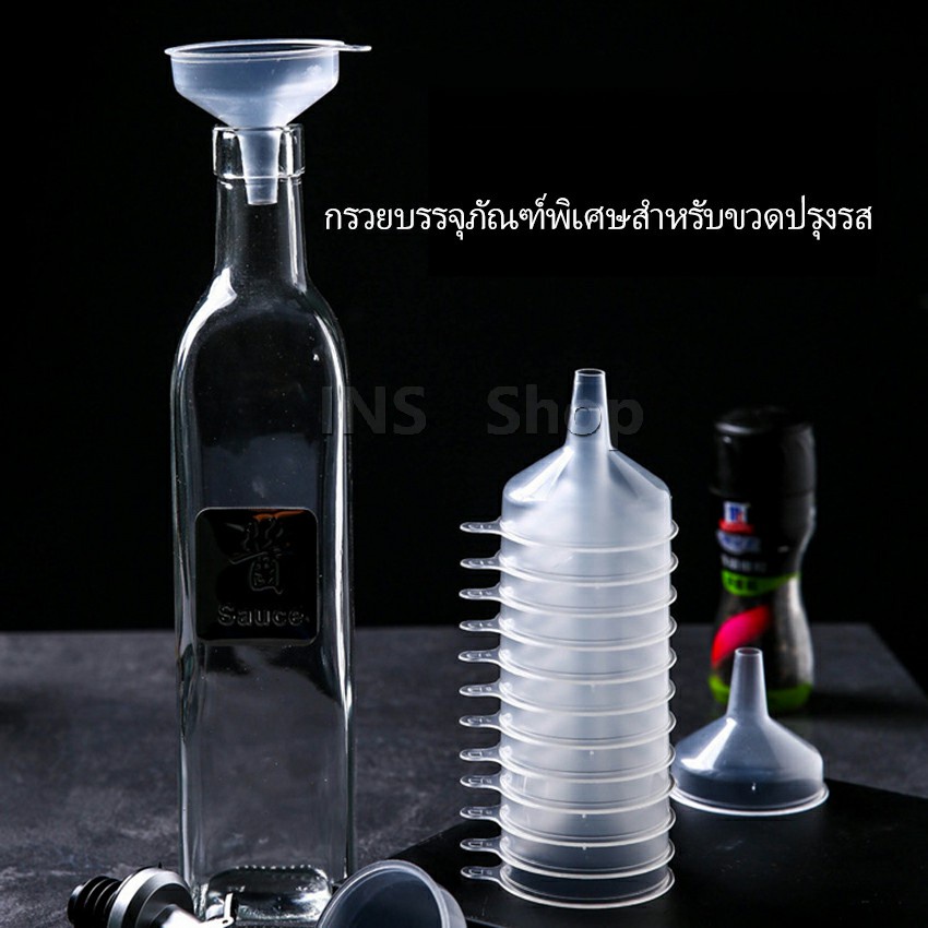 พลาสติก มินิ โปร่งใส ช่องทาง/ น้ำหอม เครื่องมือ เครื่องสำอาง การบรรจุหีบห่อ/ สปอตสินค้า Filling funnel ราคา ถูกที่สุด ดีลบีเคเค รูปภาพหลัก