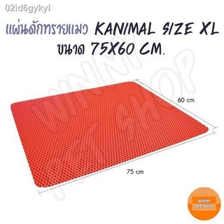 Kanimal Cat Litter Mat แผ่นดักทรายแมวพรีเมียม XL ขนาด 75x60cm พรมดักทรายแมว รองทรายแมว