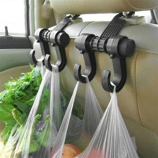 ☘cry☘ตะขอแขวนกระเป๋าติดเบาะที่นั่งรถยนต์ Car Seat Back Storage Hook