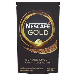 ✨นาทีทอง✨ เนสกาแฟ โกลด์ กาแฟสำเร็จรูป ชนิดฟรีซดราย 180กรัม Nescafé Gold Freeze Dried Instant Coffee 180g