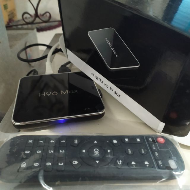 (มือสอง) android box h96 max x2 ram4 rom64 android 9